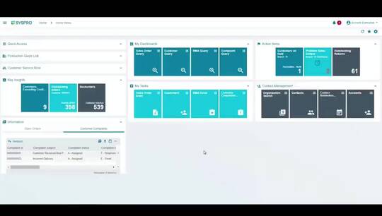 Contact Management: SYSPRO video