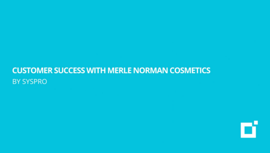 Merle Norman Cosmetics: SYSPRO video