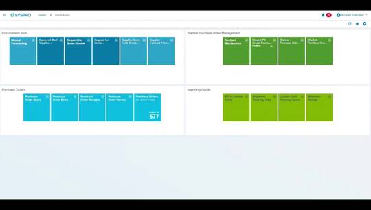 Procurement: SYSPRO video