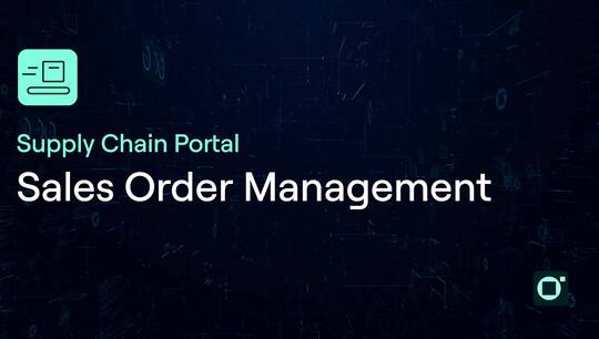 Supply Chain Portal: SYSPRO video