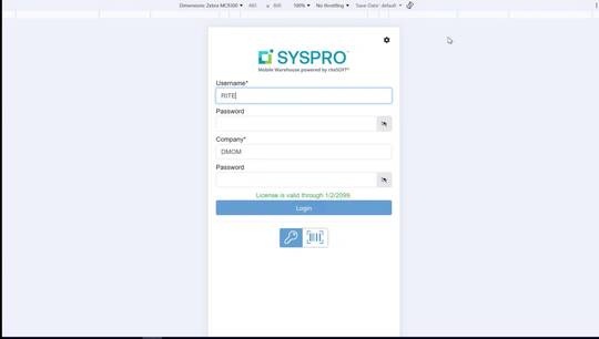 Syspro Mobile Warehouse: SYSPRO video