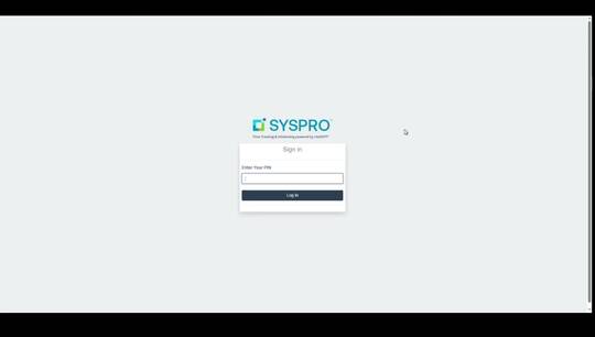Syspro TimeTrack: SYSPRO video